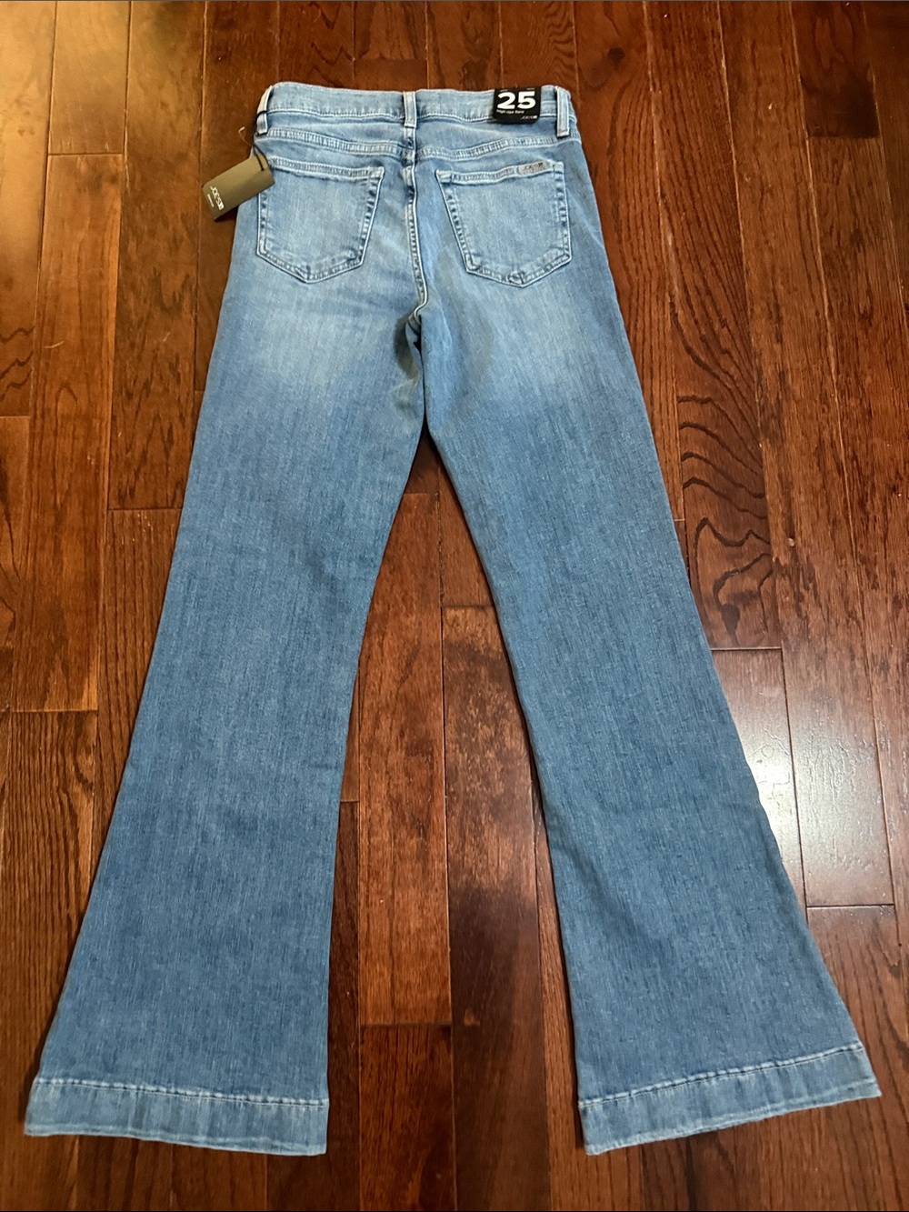 Joe's Jeans Mid-Blue Flare Leg Jeans - Picture 3 of 5
